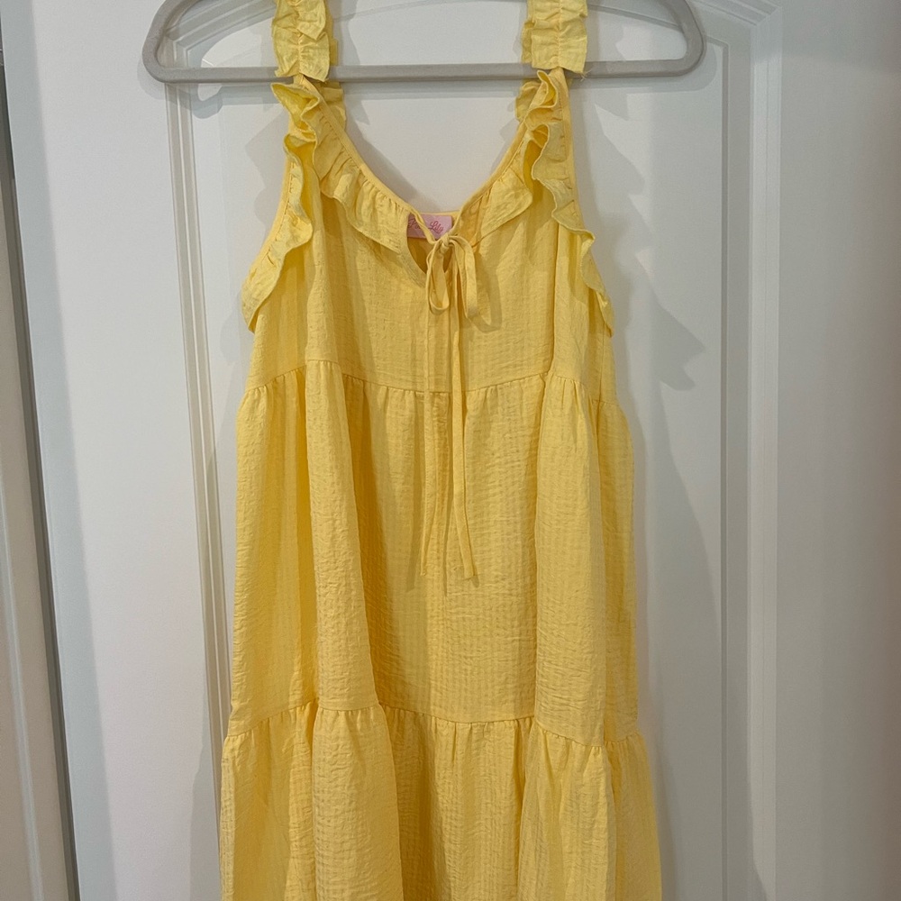 Yellow Ruffled Dress